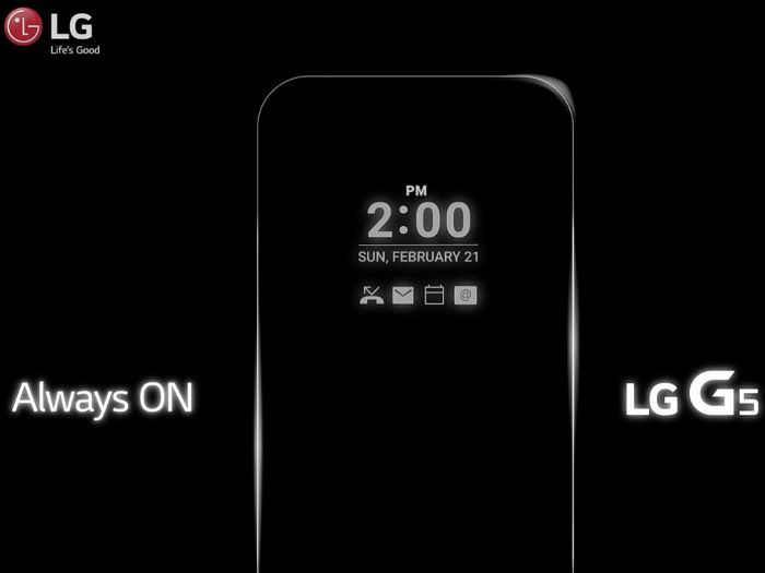 LG G5 Always on Display